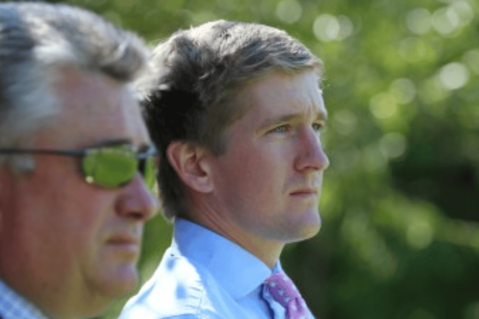 Paul Nicholls OBE (left) and Tom Jonason