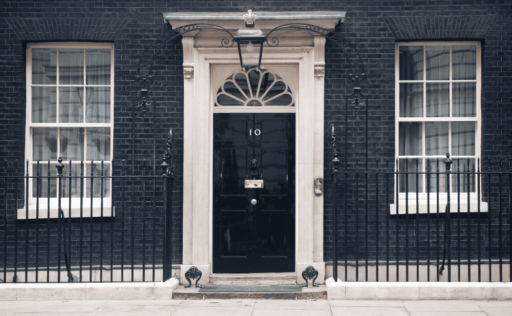Outside of 10 Downing Street